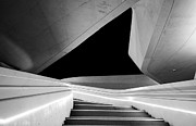 Modern architecture and empty staircase leading to a bright open space. #1 Photograph by Michalakis Ppalis