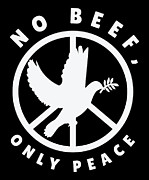 Nature Fan Peace Sign Dove Nature Positivity Bird #1 Digital Art by Toms Tee Store