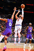 New York Knicks v Phoenix Suns #1 Photograph by Barry Gossage