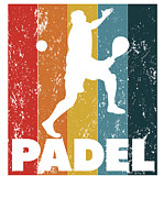 Padel Athletes Sports Fan Court Training  #1 Digital Art by Toms Tee Store