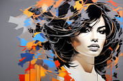 Painted Lady #1 Digital Art by Manjik Pictures