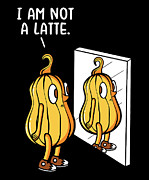 Pumpkin Latte lover Coffee Pumpkin Spice Latte Pun #1 Digital Art by Toms Tee Store