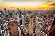 Retro Chicago Poster #1 Photograph by Action