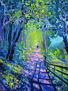 Road to light #1 Painting by Anastasia Trusova