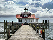 Roanoke Marshes Replica Lighthouse, Manteo, North Carolina Photograph by Dawna Moore Photography