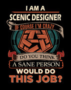 Scenic Designer T Shirt - We Do Precision Job Gift Item Tee #1 Digital Art by Shi Hu Kang