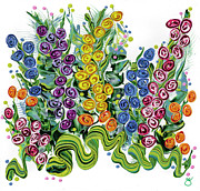 Snapdragon Tango #2 Painting by Jane Crabtree Snapdragon Tango #2 Painting by Jane Crabtree