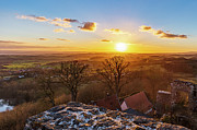 Sunset in the Southern Harz #1 Photograph by Andreas Levi Sunset in the Southern Harz #1 Photograph by Andreas Levi