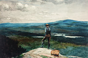 The Ranger, Adirondacks #1 Painting by Winslow Homer