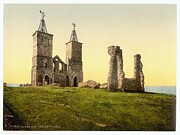 The Reculvers Herne Bay England #1 Painting by MotionAge Designs