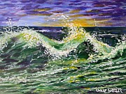 The Turbulent Sea #2 Painting by Larry Whitler The Turbulent Sea #2 Painting by Larry Whitler