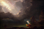 The Voyage of Life Old Age 1842 #1 Painting by Thomas Cole