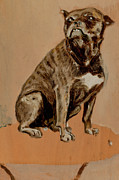 Touc, Seated on a Table #2 Painting by Henri de Toulouse Lautrec