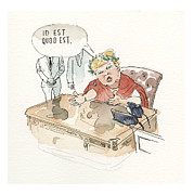 Trump's Mandated Additions to the Classical Canon #1 Painting by Barry Blitt