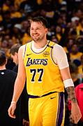 Utah Jazz v Los Angeles Lakers #1 Photograph by Adam Pantozzi