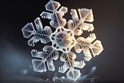 Winter snowflake on black background #1 Digital Art by Benny Marty Winter snowflake on black background #1 Digital Art by Benny Marty