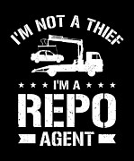 Repo Man Recovery Agent Repossession #10 Digital Art by Toms Tee Store