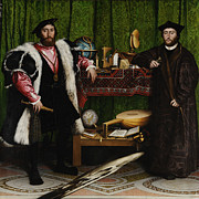 The Ambassadors Painting by Hans Holbein the Younger