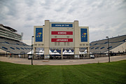 Close up of David Booth Memorial Stadium at University of Kansas #1 Photograph by Eldon McGraw