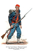 10th New York Infantry Regiment National Zouaves - Fall 1862 Painting by Mark Maritato