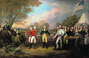 Saratoga - Surrender, 1777 Photograph by John Trumbull