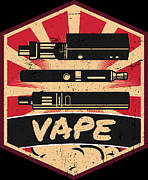 Vape Propaganda Vaper Vaping ECigarette #15 Digital Art by Mister Tee