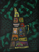 Nuudel #1 Painting by Oilan Janatkhaan