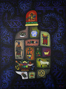 Nuudel part2 Painting by Oilan Janatkhaan