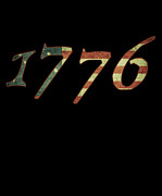 1776 Declaration of Independence US Flag Digital Art by Flippin Sweet Gear