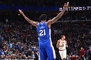 Joel Embiid #18 Photograph by Jesse D. Garrabrant