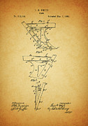 1885 Plow Patent Drawing by Dan Sproul 1885 Plow Patent Drawing by Dan Sproul