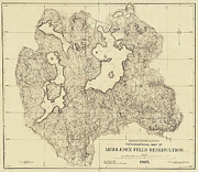 1895 Topographical Map of the Middlesex Fells Reservation Sepia Photograph by Toby McGuire 1895 Topographical Map of the Middlesex Fells Reservation Sepia Photograph by Toby McGuire