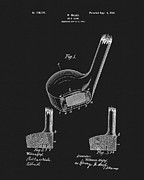 1902 Golf Club Head Patent Drawing by Dan Sproul