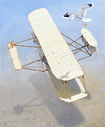 Wright Flyer Painting by Jack Fellows Wright Flyer Painting by Jack Fellows