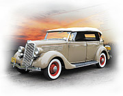 1935 Ford Phaeton, Sunset Photograph by Ron Long 1935 Ford Phaeton, Sunset Photograph by Ron Long