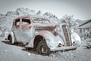 1935 Plymouth sedan selective color Photograph by Darrell Foster