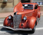 1936 Ford front view Photograph by Arnold Hence