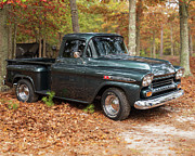1959 Chevy Apache In the Woods Photograph by Kristia Adams