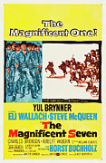 1960 - The Magnificent Seven Digital Art by Movie Poster