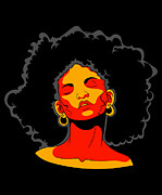 African American Woman Equality Black Strong Proud #2 Digital Art by Toms Tee Store