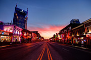 Broadway in downtown Nashville, Tennessee #2 Photograph by DenisTangneyJr