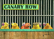 Canary Row... #3 Painting by Will Bullas