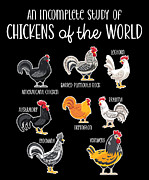 Chickens Of The World #2 Digital Art by Toms Tee Store