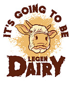 Cow Rancher Agriculture Dairy Farmer #2 Digital Art by Toms Tee Store