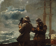 Eight Bells, from 1886 Painting by Winslow Homer Eight Bells, from 1886 Painting by Winslow Homer