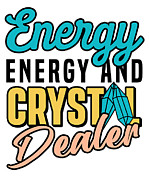 Energy Medicine Healing Positive Energy Crystals #2 Digital Art by Toms Tee Store