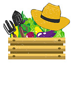 Farmer Gardener Farming Gardening Agriculture #2 Digital Art by Toms Tee Store