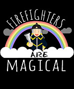 Firefighters Are Magical #2 Digital Art by Flippin Sweet Gear