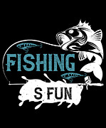 Fishing is fun #2 Digital Art by Jacob Zelazny