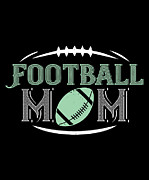 Football mom #2 Digital Art by Jacob Zelazny